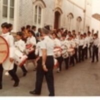 Desfile bombeiros de São Brás de Alportel nos anos 80